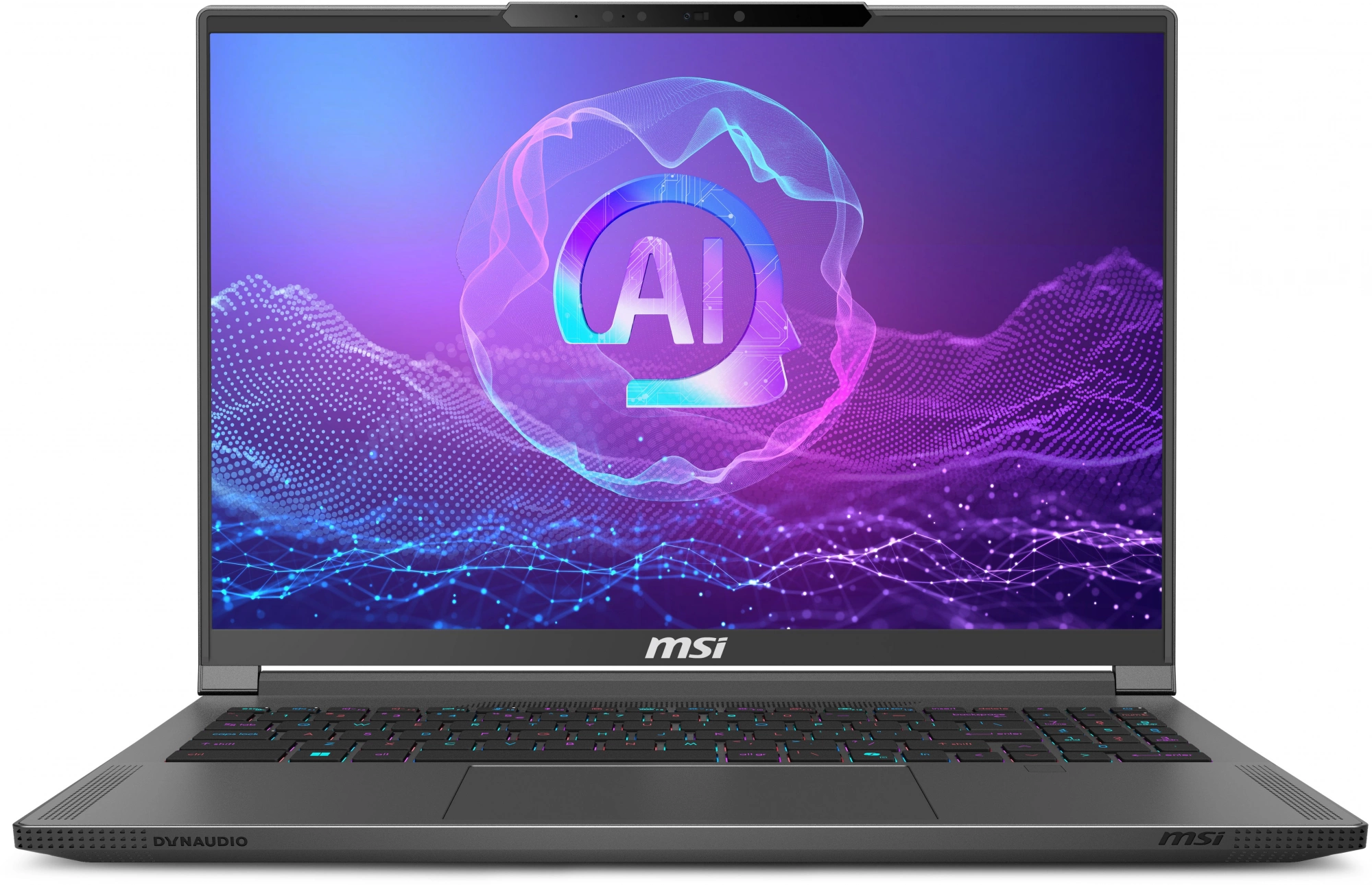 Ноутбук MSI Creator A16 AI+ A3HVGG-268RU Ryzen AI 9 365 32Gb SSD2Tb RTX 4070 8Gb 16" IPS QHD+ (2560x1600) Win11 grey WiFi BT (9S7-15FK14-268)