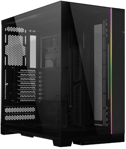 LIAN LI O11 Dynamic EVO XL Black, Large Case: EATX(under 280mm)/ ATX/ MICRO-ATX/ MINI-ITX, 4xUSB 3.0, 1xUSB Type-C, 1xAudio, Included Fans: none (G99.O11DEXL-X.00)