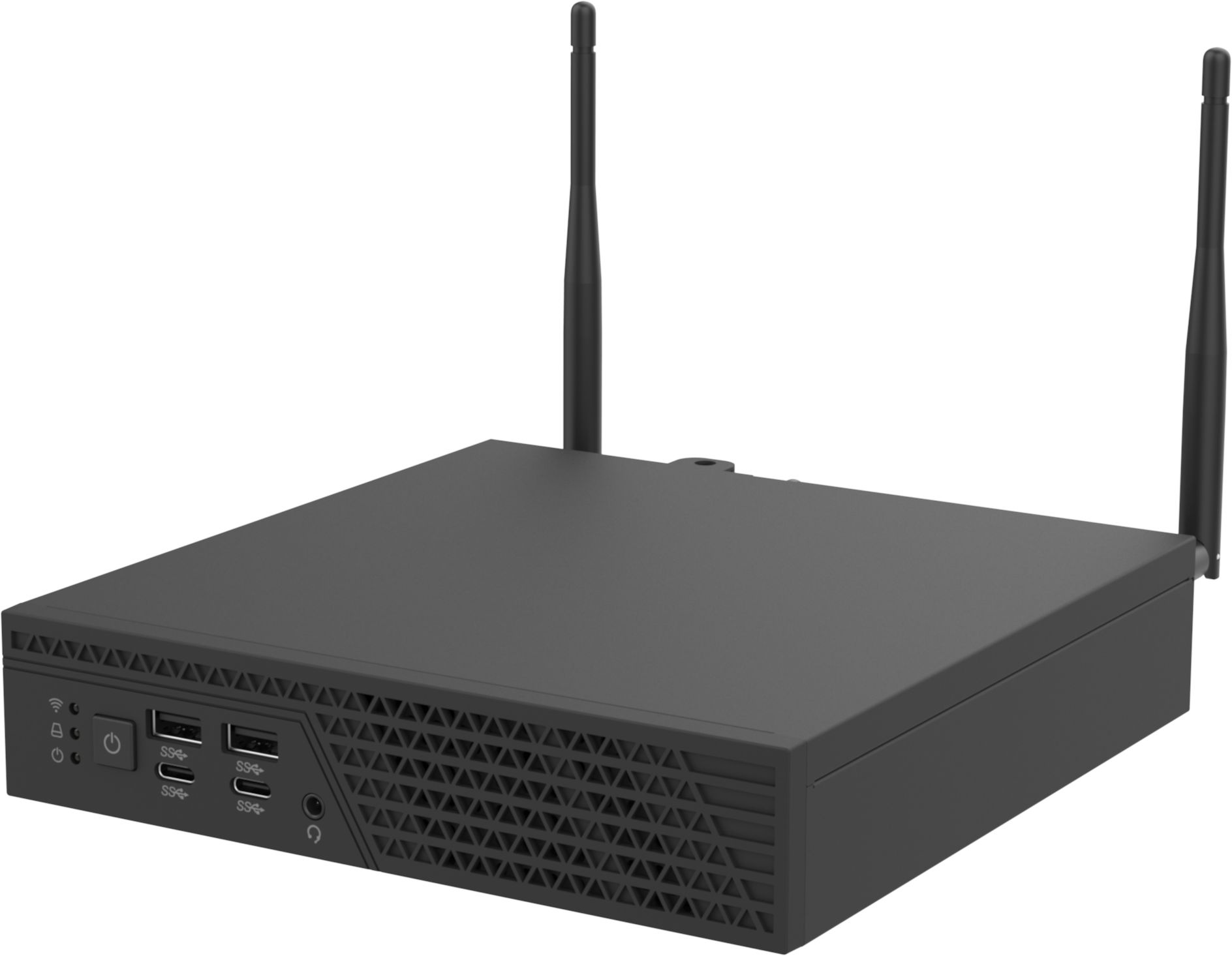 Неттоп IRU 310H6ITF i3 12100T (2.2) 8Gb SSD256Gb UHDG 730 Windows 11 Professional GbitEth WiFi BT 90W черный (1975181)