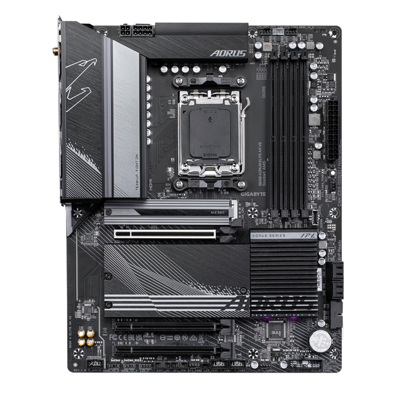 GIGABYTE B650 AORUS ELITE AX V2, AM5, B650, 4*DDR5, DP+HDMI, 4 SATA 6 Гб/ с, M2, Audio, Gb LAN, USB 3.2, USB 2.0, Type-C, ATX