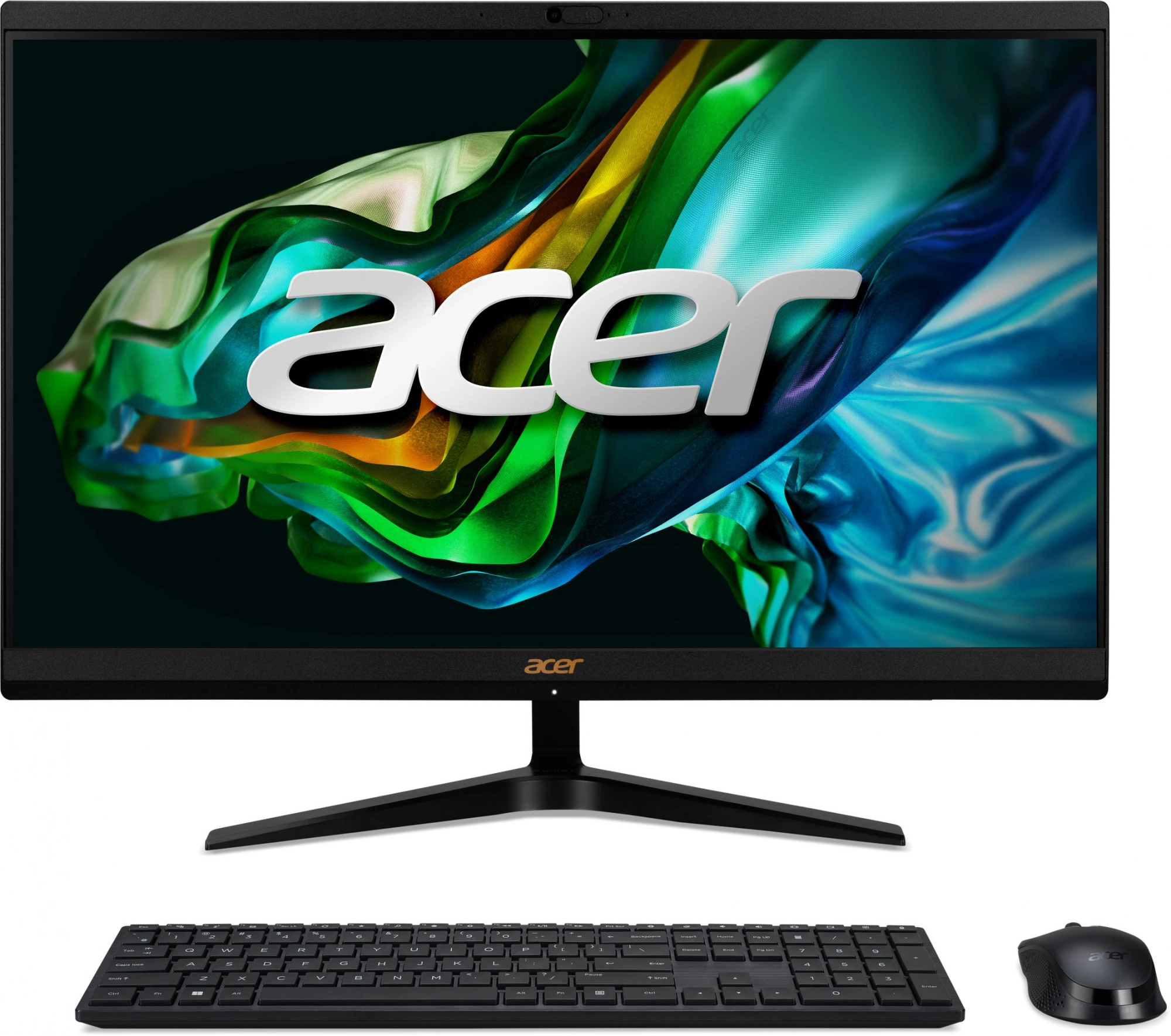 Моноблок Acer Aspire C24-1800 23.8" Full HD i3 1315U (1.2) 16Gb SSD512Gb UHDG CR Windows 11 Professional GbitEth WiFi BT 65W клавиатура мышь Cam черный 1920x1080 (DQ.BKLCD.008)