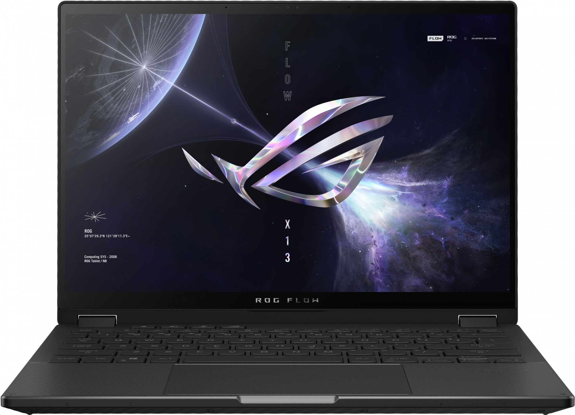 Ноутбук Asus ROG Flow X13 GV302XV-MU020W Ryzen 9 7940HS 16Gb SSD1Tb NVIDIA GeForce RTX4060 8Gb 13.4" IPS Touch WQXGA (2560x1600) Windows 11 Home black WiFi BT Cam (90NR0DT1-M001H0)