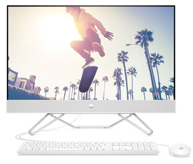 HP 27-cb1100ci NT 27" FHD(1920x1080) Core i3-1215U, 8GB DDR4 3200 (1x8GB), SSD 256Gb, Intel Internal Graphics, noDVD, kbd&mouse wired, HD Webcam, Starry White, FreeDOS, 1Y Wty (6L9Y3EA) (6L9Y3EA#UUQ)