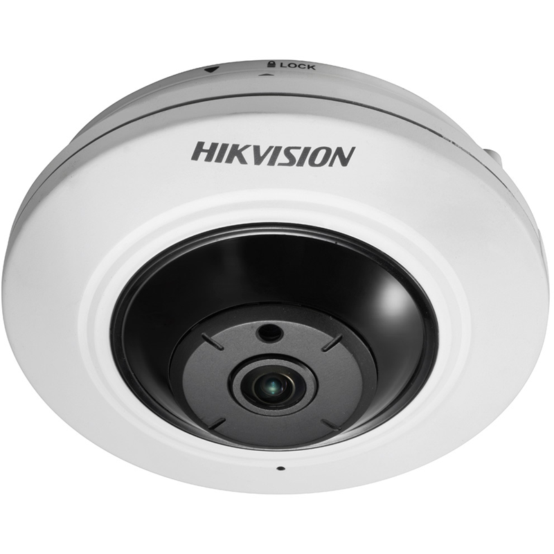 5Мп fisheye IP-камера c EXIR-подсветкой до 8м 1/2.5" Progressive Scan CMOS; f=1.05мм; мех. ИК-фильтр; 0.01лк@F1.2; H.265/H.264/MJPEG/H.265+/H.264+; 2560 1920@25к/с; WDR 120дБ, 3D DNR, BLC, ROI; Smart видеоаналитика; microSD д (DS-2CD2955FWD-I (1.05MM))