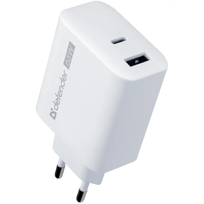 Defender Сетевое ЗУ UPA-165 USB A+C, 65W (83582)