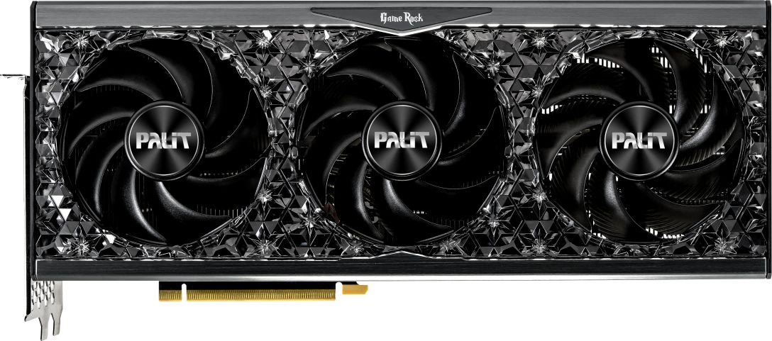 Видеокарта Palit PCI-E 4.0 PA-RTX4090 GAMEROCK OMNIBLACK NVIDIA GeForce RTX 4090 24Gb 384bit GDDR6X 2235/ 21000 HDMIx1 DPx3 HDCP Ret (NED4090019SB-1020Q V1)