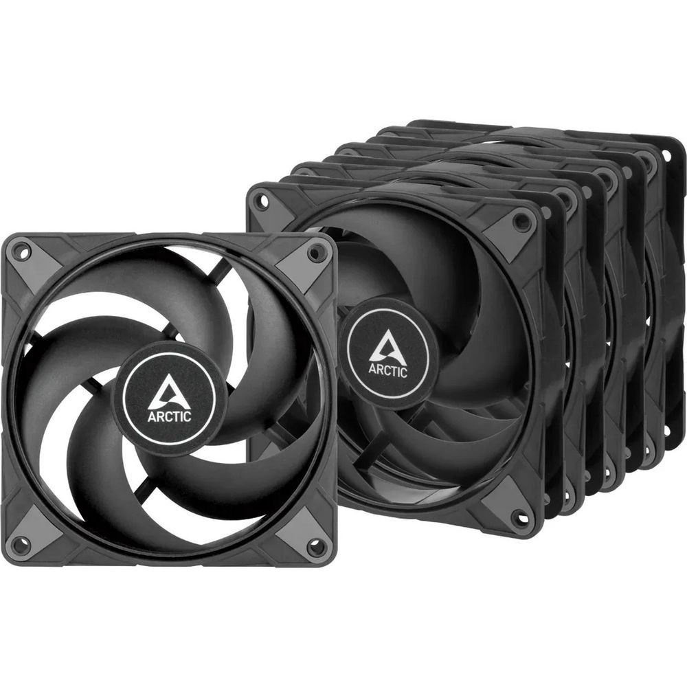 Вентилятор Arctic Cooling ARCTIC P12 Max Вентилятор корпусной - 5 Pack: 200 - 3300 rpm - retail (ACFAN00289A)