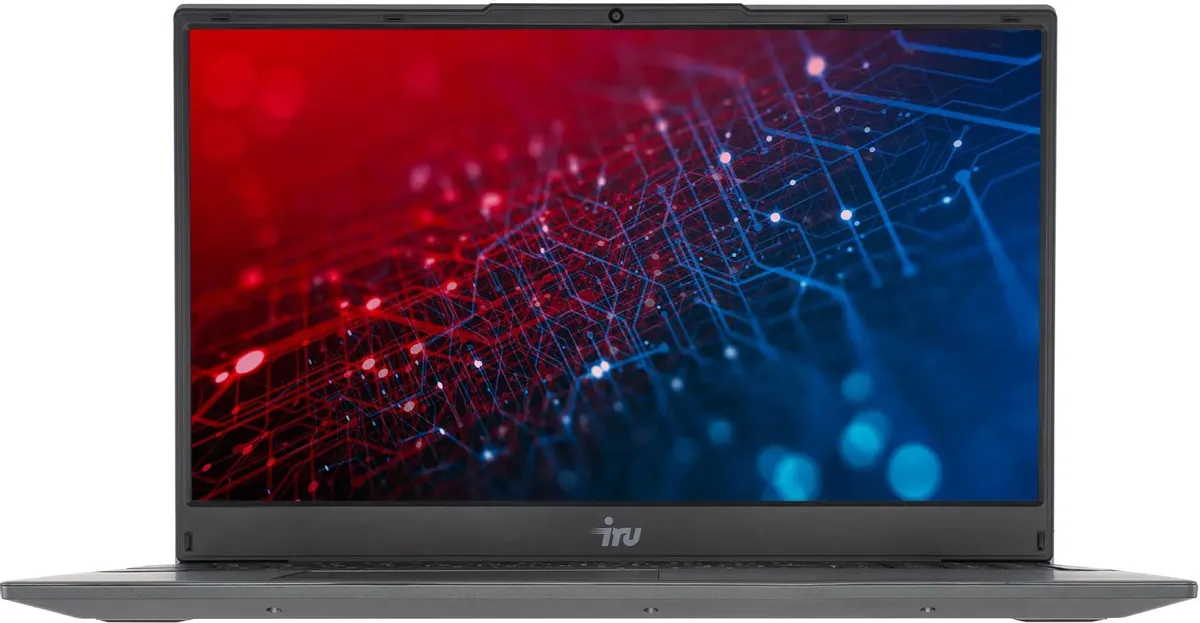 Ноутбук IRU Калибр 15PH Ryzen 7 5700U 32Gb SSD1Tb Rx Vega 8 15.6" IPS FHD (1920x1080) DOS black WiFi BT 4350mAh (2057206)