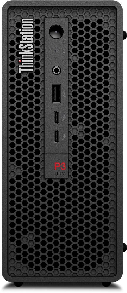 ПК Lenovo ThinkStation P3 Ultra SFF Core i9 13900 (2) 32Gb SSD1Tb UHDG 770 Windows 11 Professional 64 2.5xGbitEth+1xGbitEth 300W мышь клавиатура черный (30HBS64800)