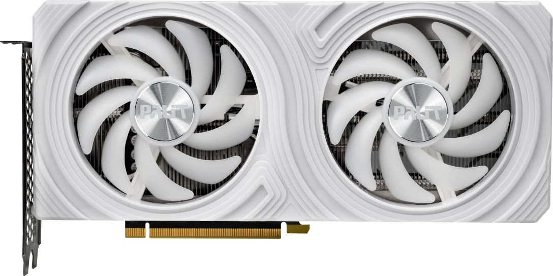 Видеокарта Palit PCI-E 4.0 RTX4070 DUAL WHITE NVIDIA GeForce RTX 4070 12Gb 192bit GDDR6X 1920/ 21000 HDMIx1 DPx3 HDCP Ret (NED4070019K9-1047L)