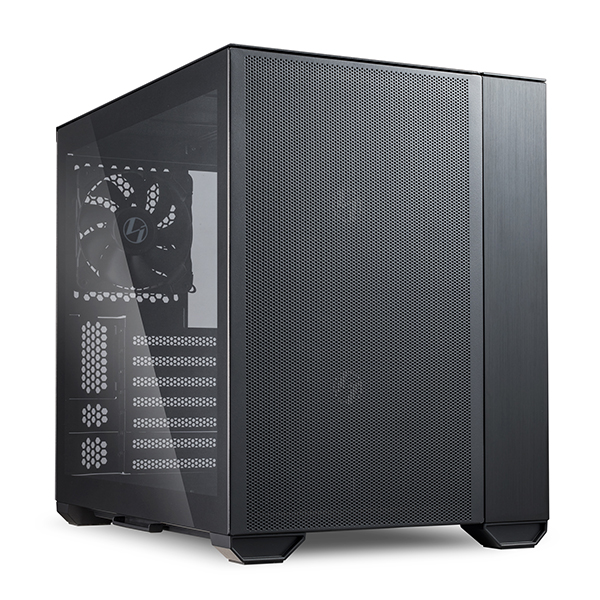 LIAN LI PC-O11 Dynamic Mini Air Black, Small Case: EATX/ ATX/ M-ATX, 2xUSB 3.0, 1xUSB Type-C, 1xAudio, Included Fans: 2x140mm PWM, 1x120mm PWM (G99.O11AMX.00)