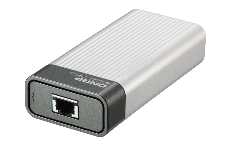 QNAP QNA-T310G1S Single port Thunderbolt 3 to single port 10GbE SFP+ adapter, bus powered, 10Gbps