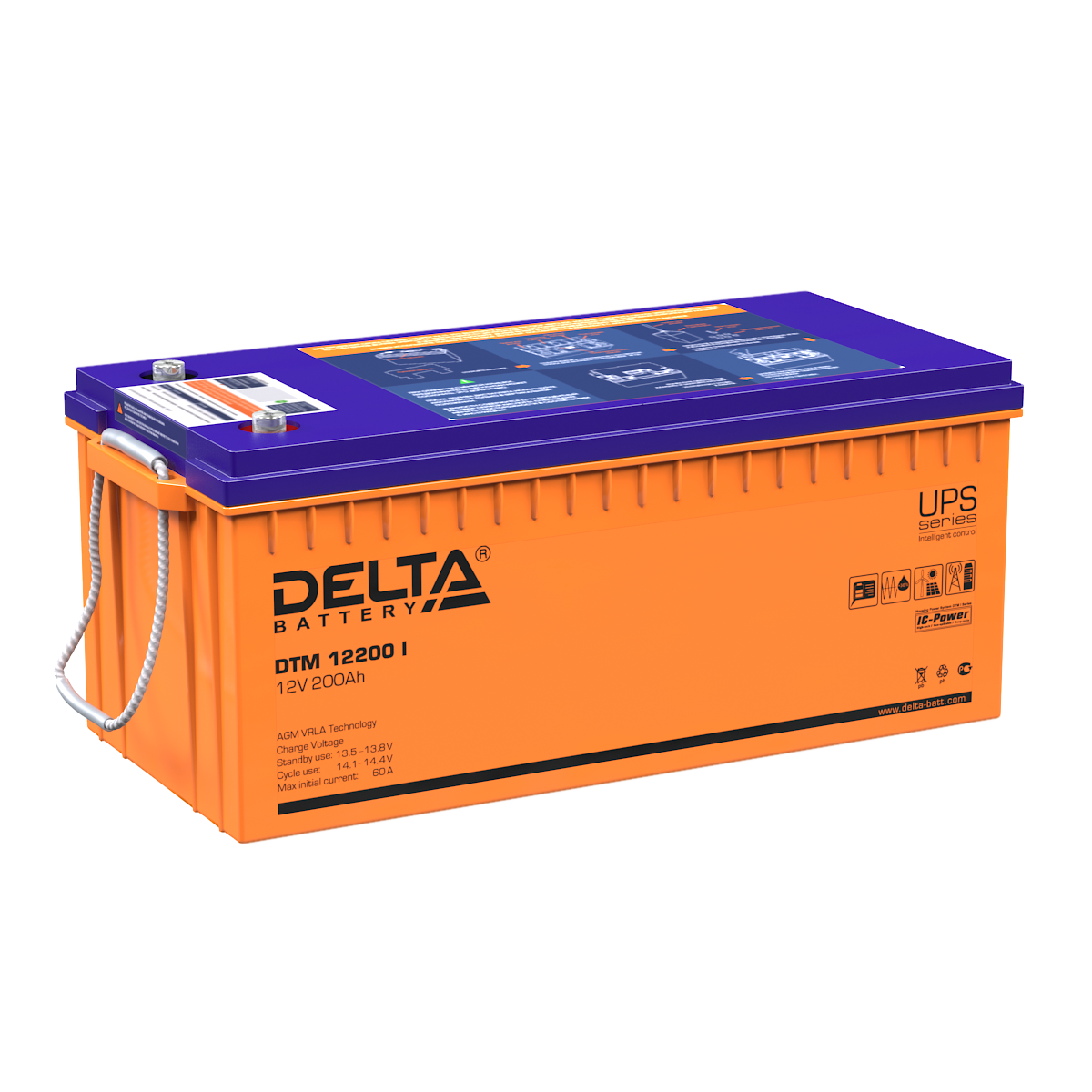 Аккумуляторная батарея DELTA BATTERY DTM 12200 I