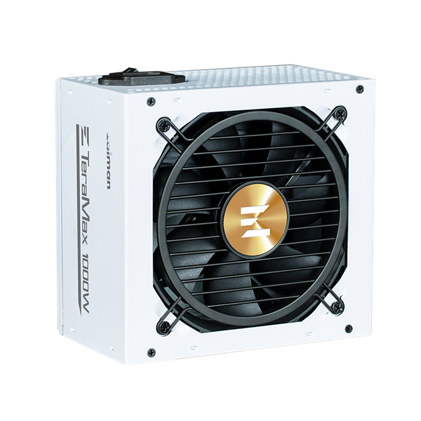 Zalman ZM1000-TMX2 WH, 1000W, ATX12V v3.0, APFC, 12cm Fan, 80+ Gold Gen5, Full Modular, White, Retail