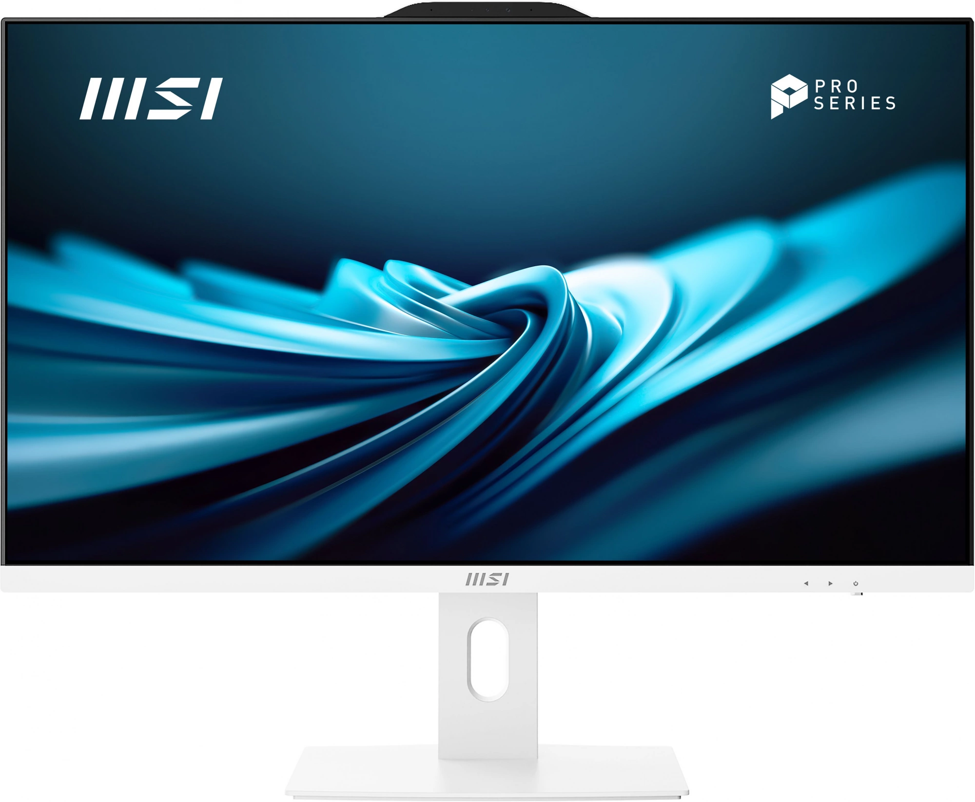 MSI Pro AP272P 14M AiO 27" FHD(1920x1080)IPS AG Non-touch, Core i7-14700 (2.1GHz), 16Gb DDR5(2x8Gb), 512GB SSD M.2, Intel UHD, WiFi, BT, camera, WirelessKB&mouse Eng/ Rus,noOS,1y war-ty, White (9S6-AF8322-804)