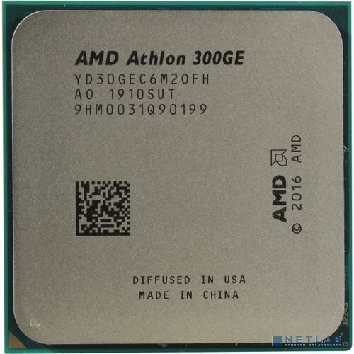 CPU AMD Athlon 300 PRO 300GE OEM (YD300BC6M2OFH) {(3.4GHz,5MB,35W,AM4) tray, with Radeon Vega Graphics}