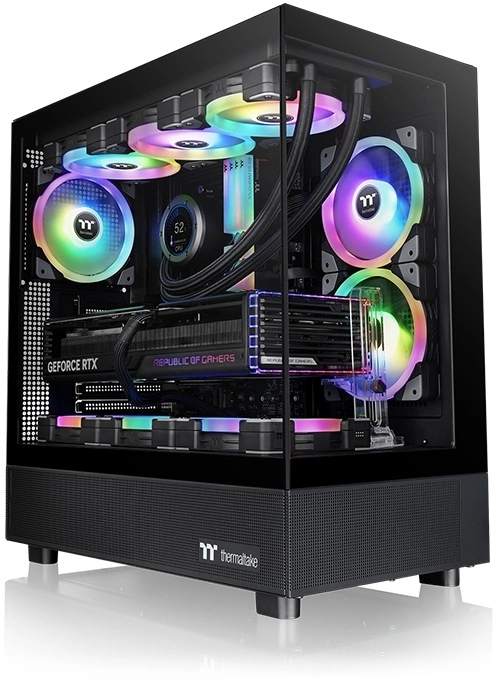 Корпус Thermaltake View 270 TG ARGB черный без БП ATX 9x120mm 5x140mm 1x200mm 2xUSB3.0 audio bott PSU (CA-1Y7-00M1WN-00)