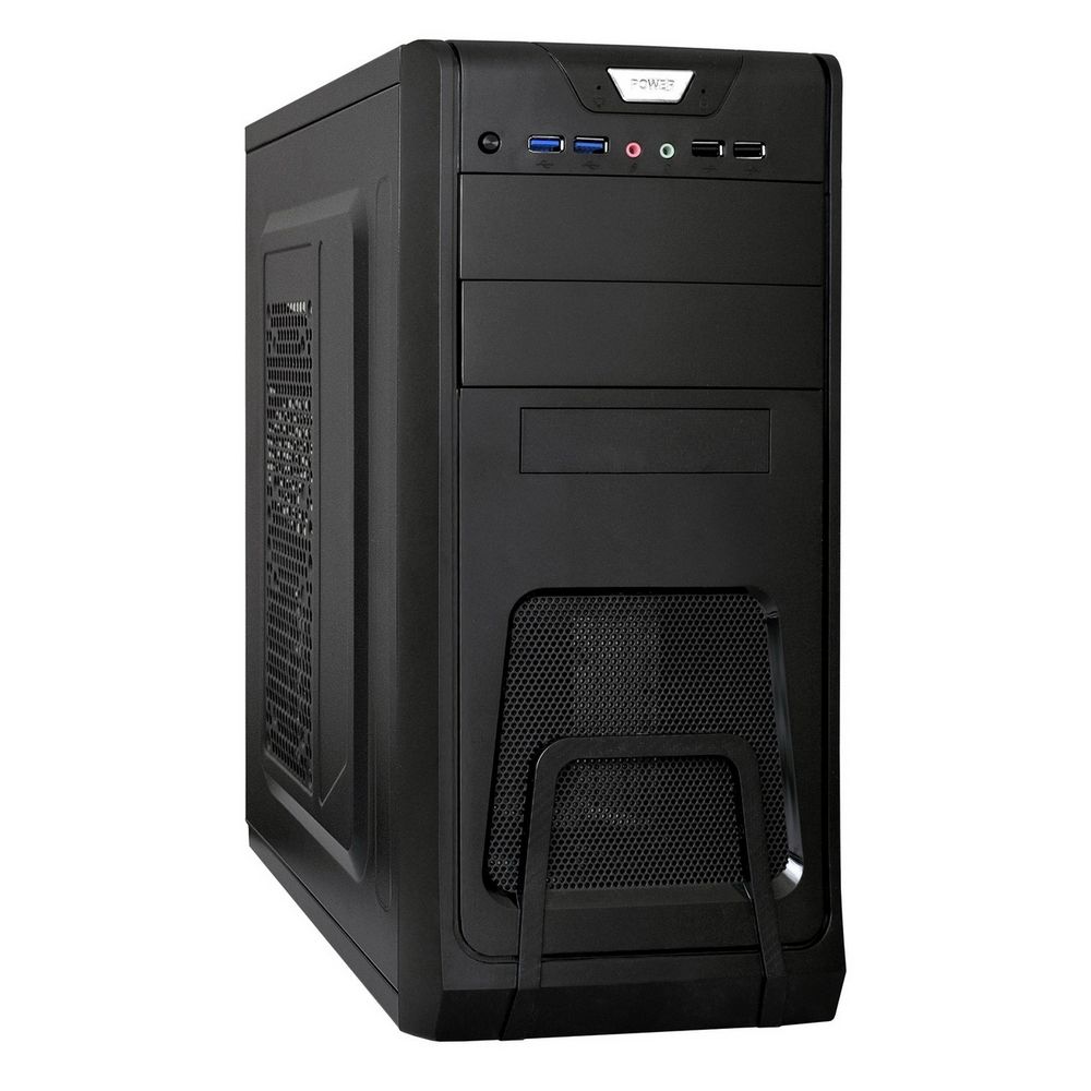 Exegate EX278394RUS Корпус Miditower Exegate CP-603 Black, ATX, , 2*USB+2*USB3.0, Audio