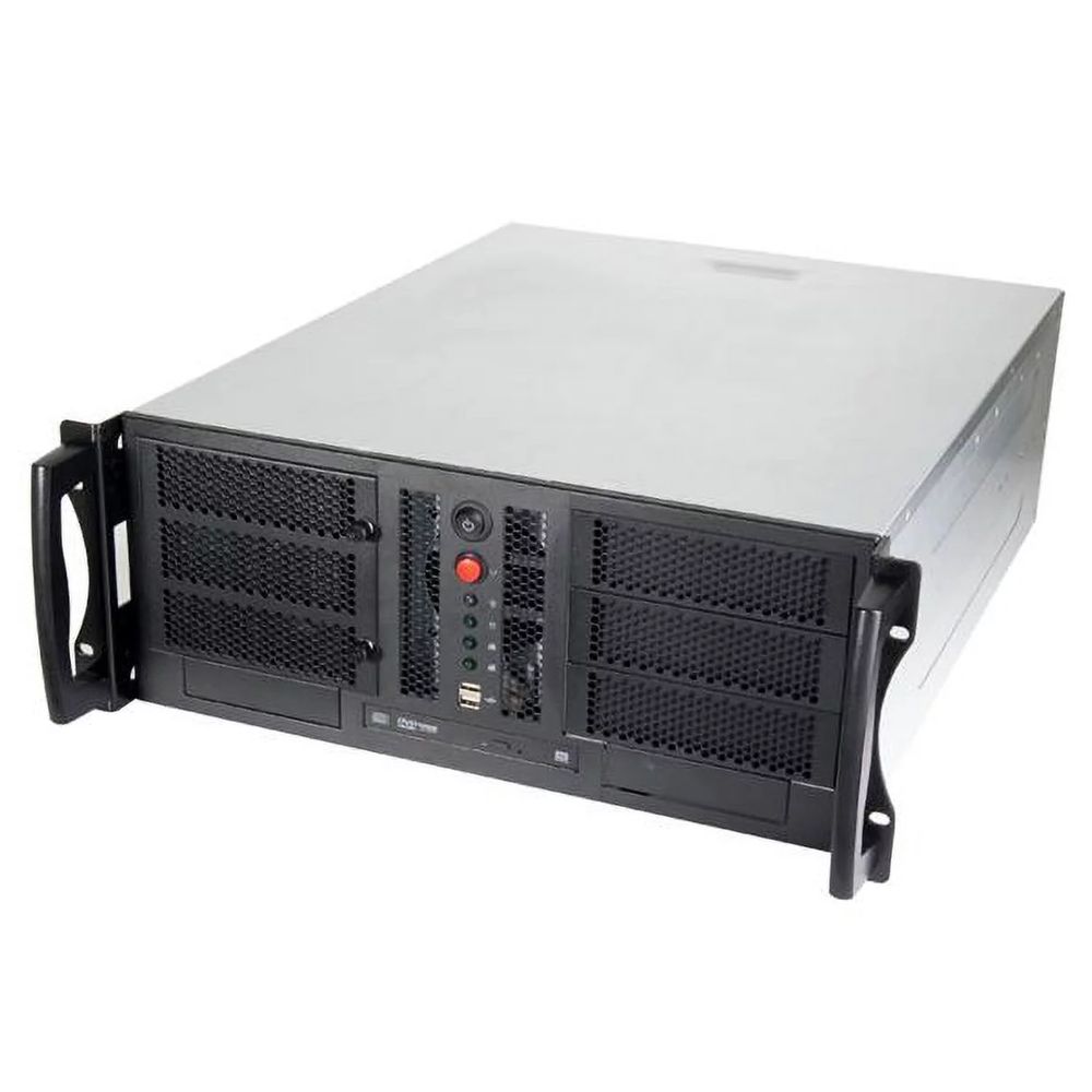 Корпус Chenbro RM41300H11*13719 4U 12*13&quot;M/ B,5.25&quot;BAY*3+3.5&quot;BAY*5,12CM FAN,21.5&quot;,BK CC1012,USB3.0,W/ TWO DO1OORS,SINGLE(CHENBRO,SR/ SK),REV.&quot;E00&quot;