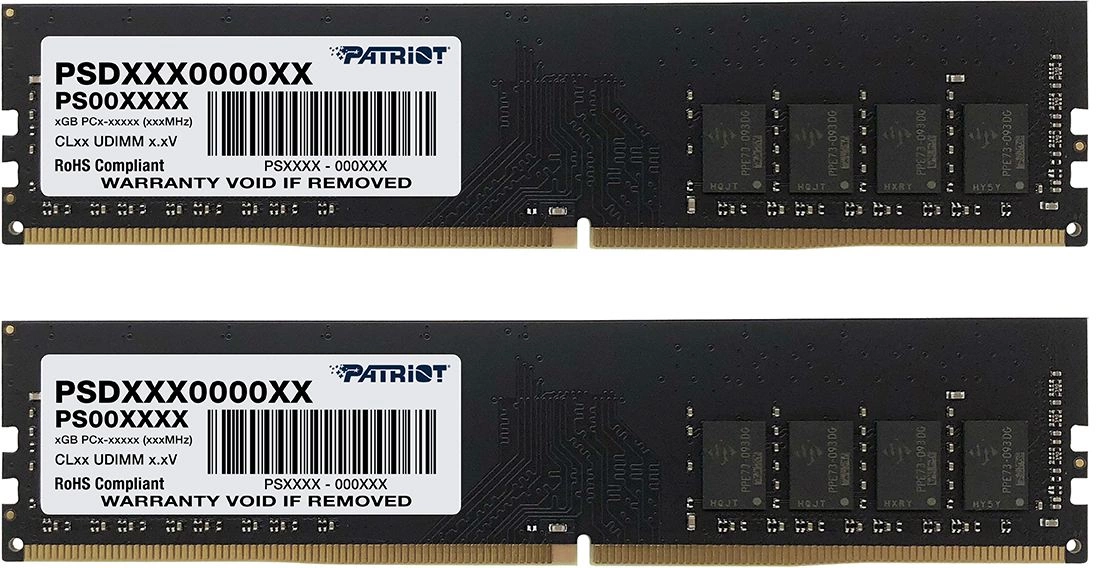 DDR 4 DIMM 16Gb (2x8Gb) PC21300, 2666Mhz, PATRIOT Signature (PSD416G2666K) (retail)