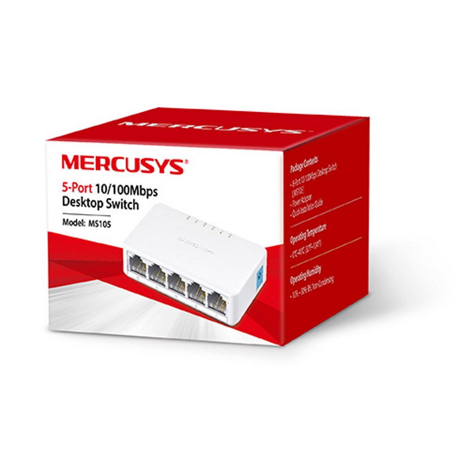 Картинка Коммутатор Mercusys MS105 (MS105) 