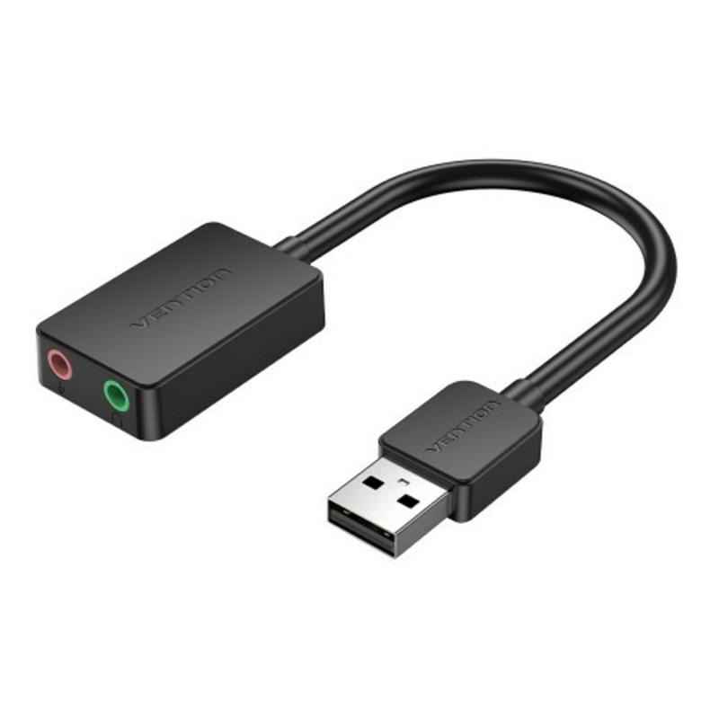 Внешняя звуковая карта Vention USB Черная, шт. (CDYB0)