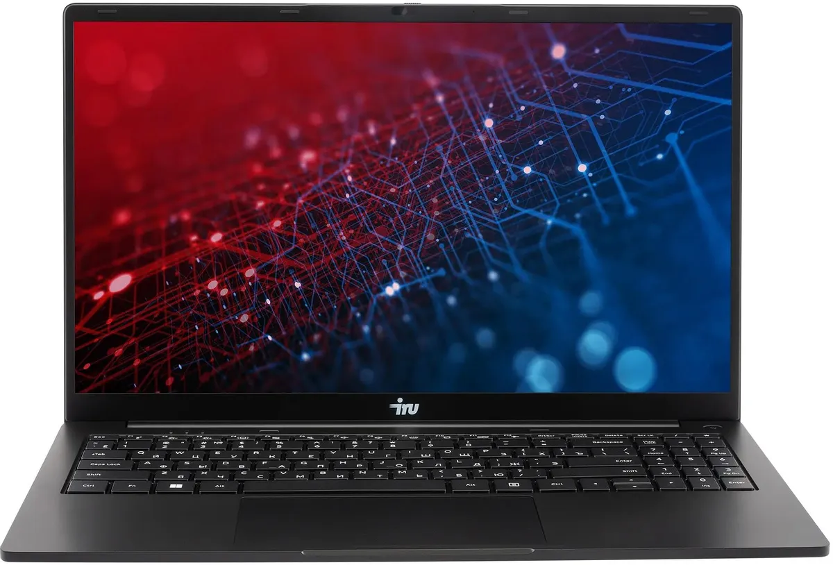 Ноутбук IRU Strato 15ALI 15.6" IPS FHD Core i7 1255U 32Gb SSD1Tb DOS black WiFi BT Cam 6000mAh (2084763)