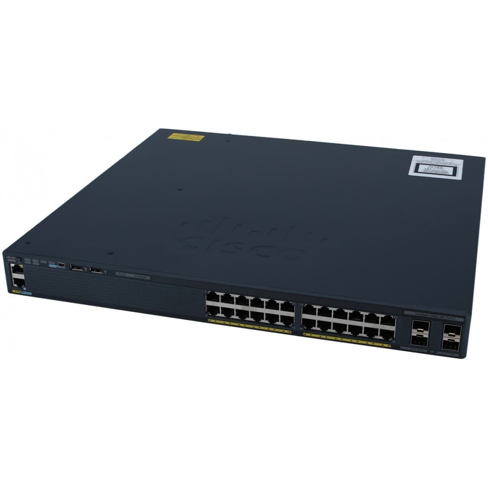 Картинка Коммутатор Cisco Catalyst WS-C2960XR-24TS-I (WS-C2960XR-24TS-I) 