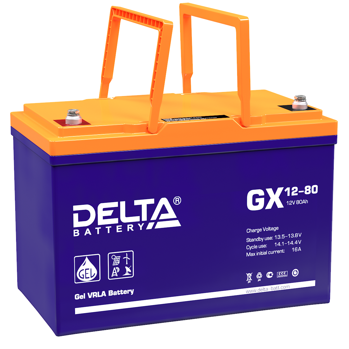 Аккумуляторная батарея DELTA BATTERY GX 12-90