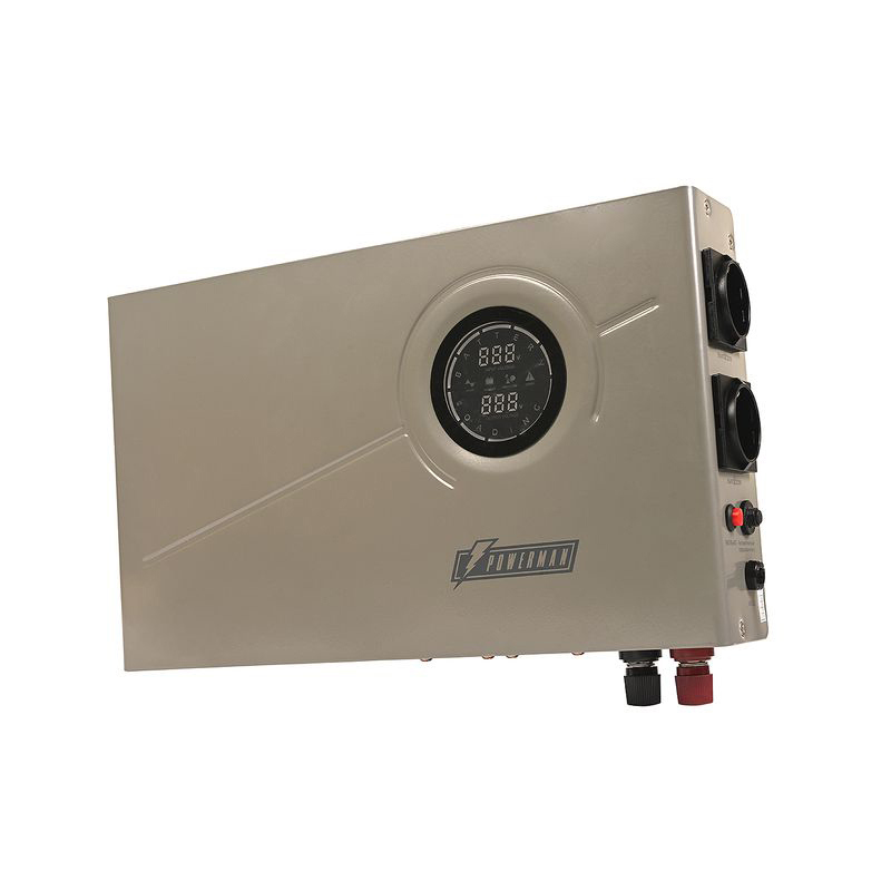 Источник бесперебойного питания/ POWERMAN Smart 1000 INV, silver, line-interactive, 1000VA/600W, 140-275V, 2 Euro sockets, external battery 12V from 45Ah to 200Ah (not included), charging cu (POWERMAN SMART 1000 INV SILVER)