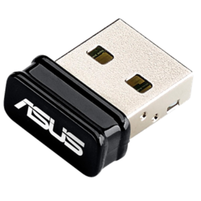 Картинка Адаптер ASUS USB-N10 NANO (90IG05E0-MO0R00) 