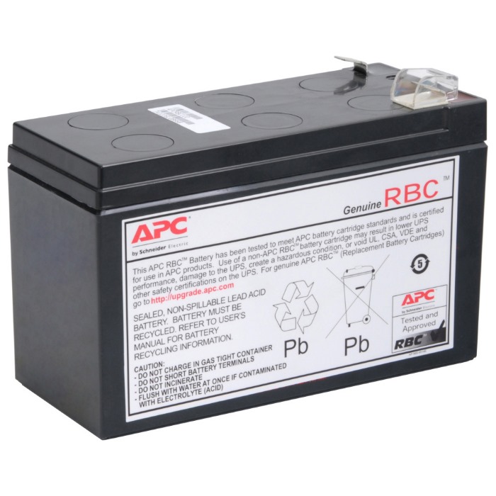 Battery replacement kit for BE550G-RS, BR550GI, BR650CI-RS (APCRBC110)