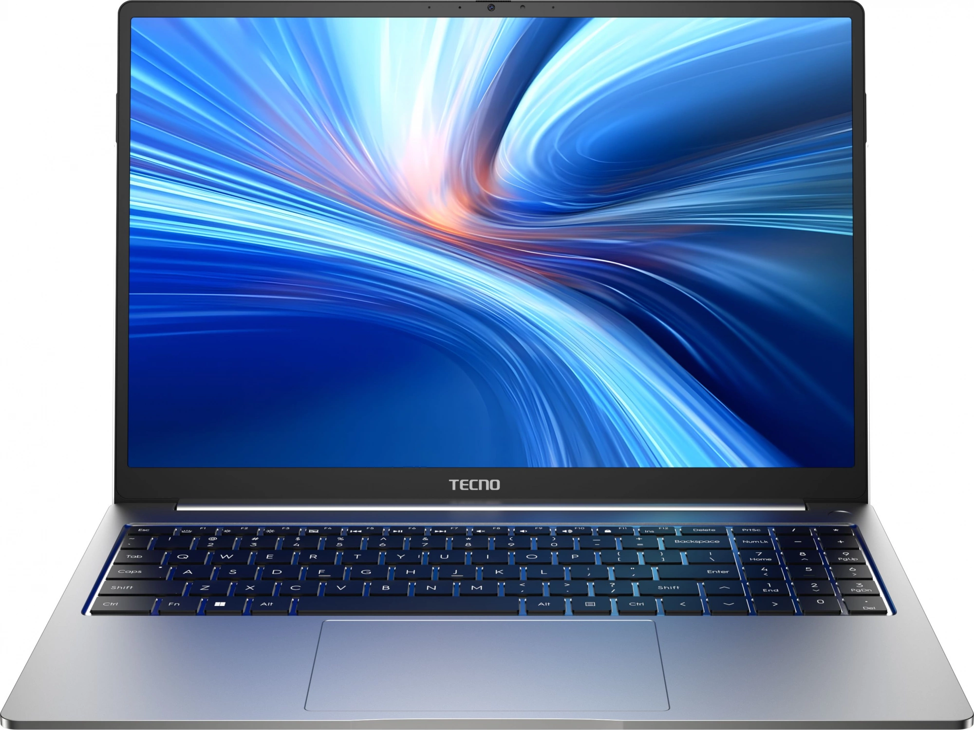 Ноутбук Tecno MegaBook T16RA Core i5 13420H 16Gb SSD512Gb Intel UHD Graphics 16" IPS FHD+ (1920x1200) Windows 11 Home 64 grey WiFi BT Cam 6510mAh (71003300226)