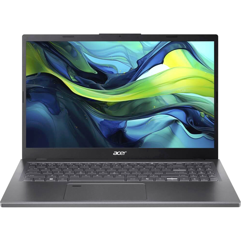 Ноутбук/ ACER Aspire A15-51M-53TD 15.6"(1920x1080 (матовый) IPS)/ Intel Core 5 120U(1.4Ghz)/ 16384Mb/ 512PCISSDGb/ noDVD/ Int:UMA/ Cam/ BT/ WiFi/ 50WHr/ war 1y/ 1.8kg/ Iron/ Win11Home (NX.KS7CD.001)