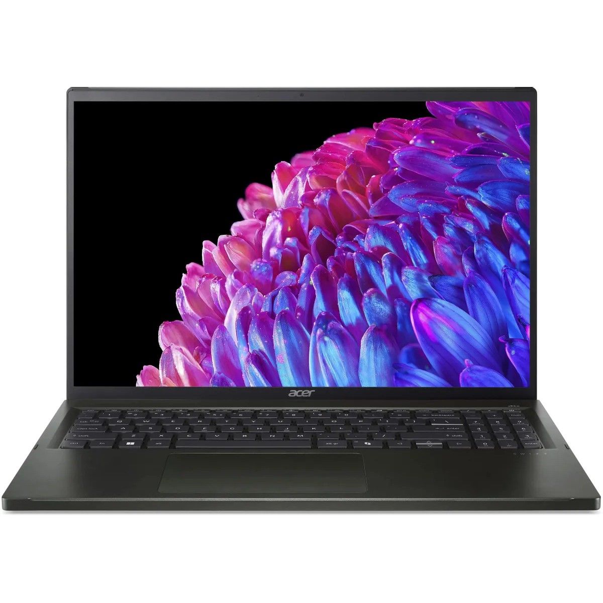 Ноутбук Acer Swift Edge SFE16-44-R2RD 16"(3200x2000 OLED (матовый))/ AMD Ryzen 7 8840U/ 16Gb/ 1Tb SSD/ noDVD/ UMA/ BT/ WiFi/ 50WHr/ 1.5kg/ Black/ Win11Home (NX.KTDCD.002)