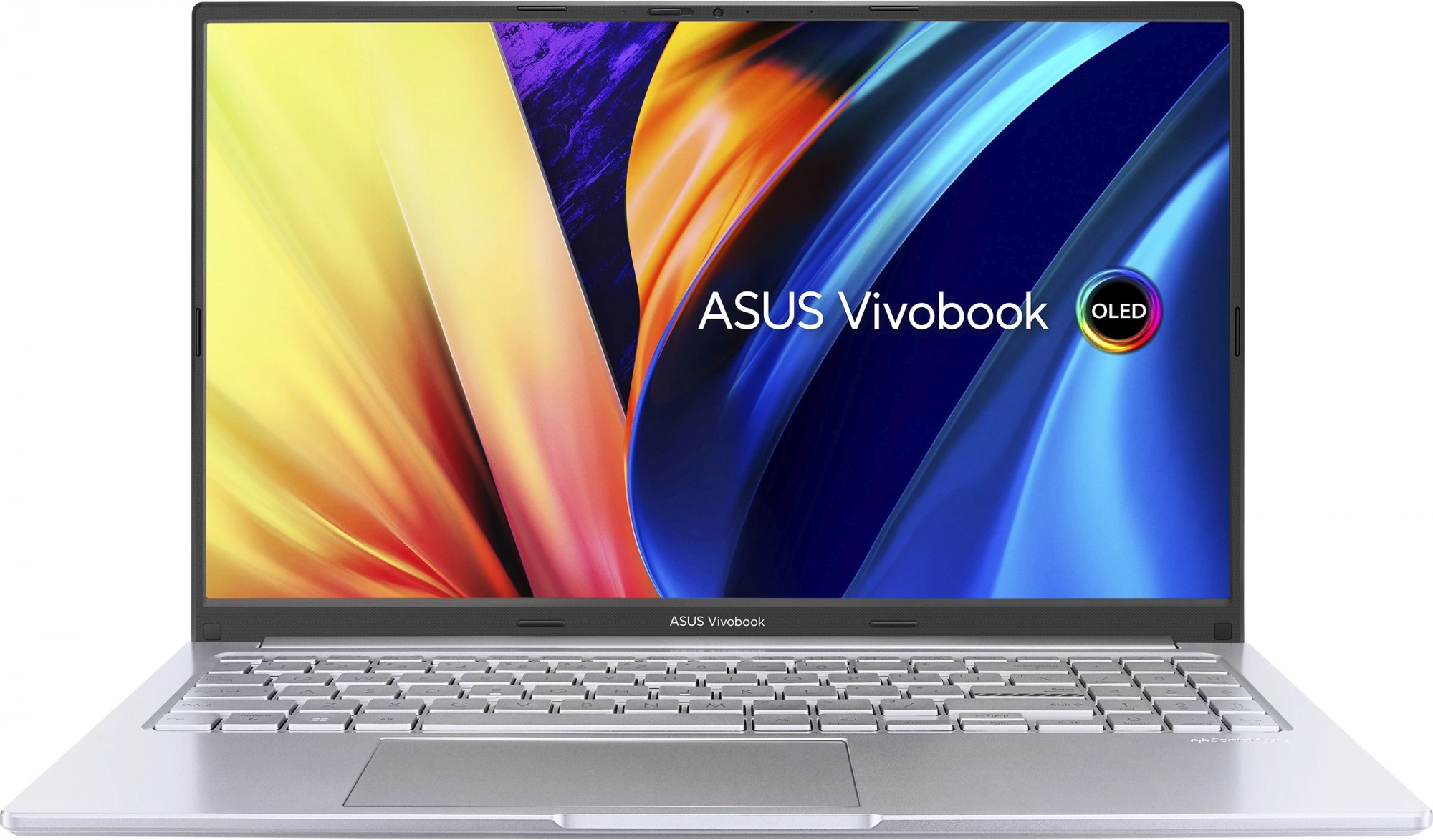 Ноутбук Asus VivoBook 15 OLED X1505ZA-MA473 Core i7 12700H 16Gb SSD512Gb Intel Iris Xe graphics 15.6" OLED 2.8K (2880x1620) noOS silver WiFi BT Cam (90NB0ZB2-M00PK0)