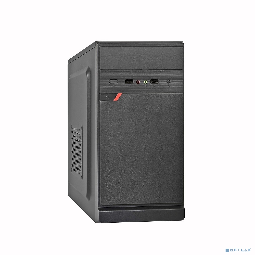 Exegate EX283058RUS Корпус Minitower ExeGate BAA-106 Black, mATX, , 2*USB, Audio