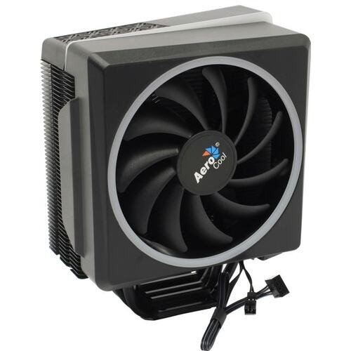 Cooler Aerocool Cylon 4 145W / ARGB / PWM / Intel 115*/ 775/ 2066/ 2011/ AMD / Heat pipe 6mm x4" (4718009159600)