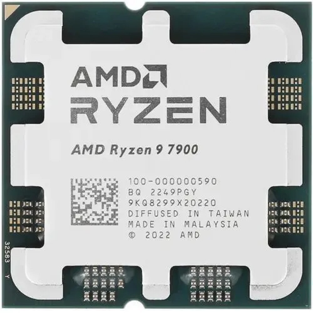 Процессор RYZEN X12 7900 SAM5 OEM 65W 3700 100-000000590 AMD