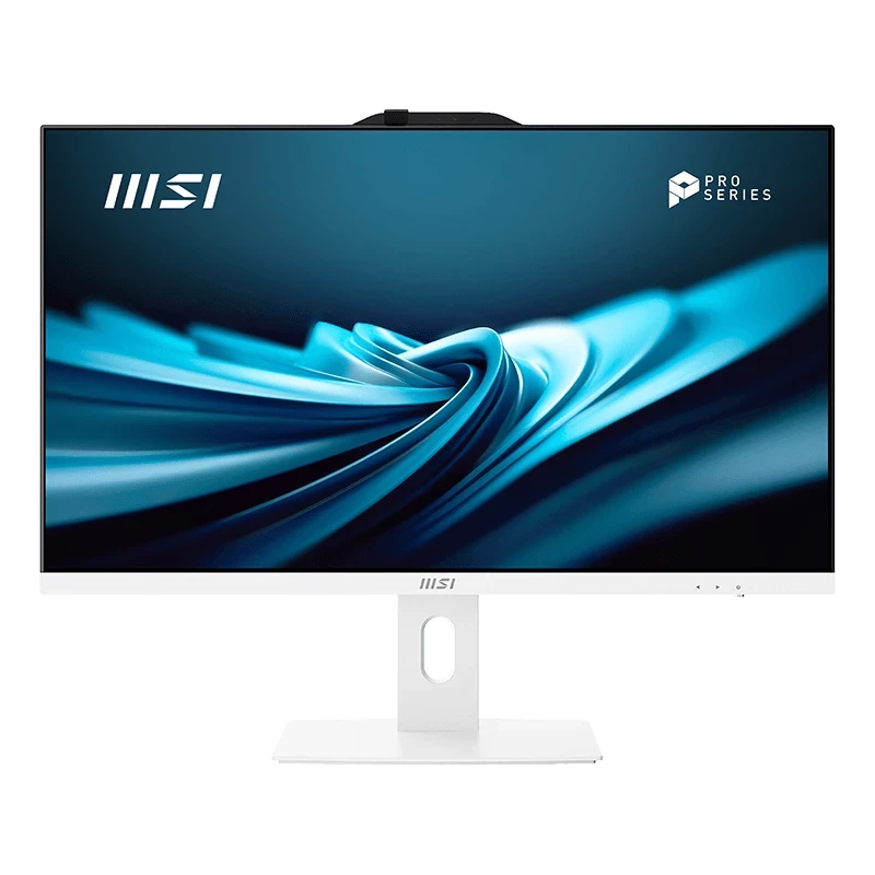 Моноблок/ MSI PRO AP272P 14M 27"(1920x1080 (матовый))/Intel Core i5 14400(2.5Ghz)/16384Mb/256SSDGb/noDVD/Int:Intel UHD Graphics 730/Cam/BT/WiFi/war 1y/4.63kg/White/noOS + Wireless KB+M (9S6-AF8322-618)