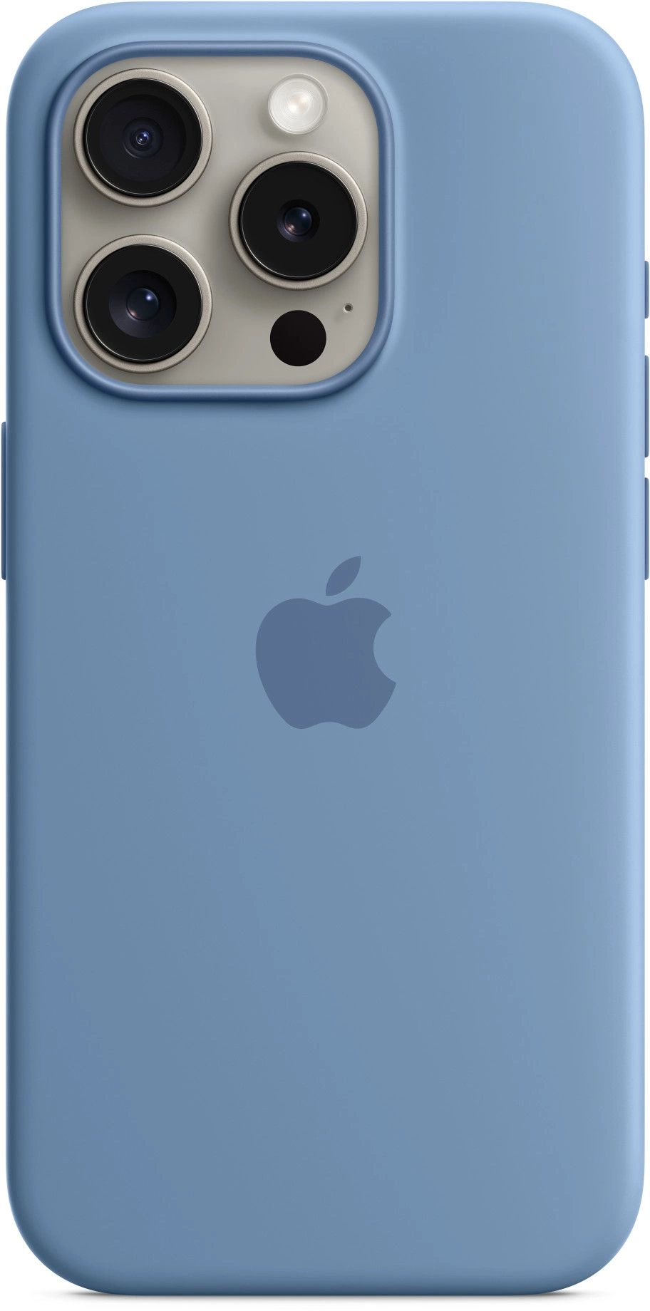 Чехол (клип-кейс) Apple для Apple iPhone 15 Pro Silicone Case MT1L3FE/ A with MagSafe Winter Blue (MT1L3FE/A)