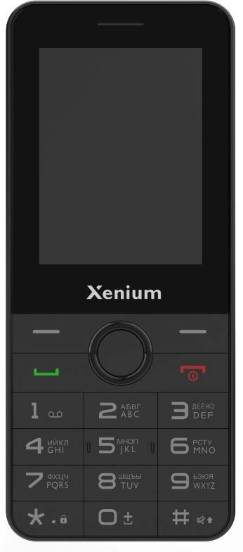 Мобильный телефон XENIUM X240 черный моноблок 2Sim 2.4" 240x320 Nucleus 0.3Mpix GSM900/ 1800 MP3 FM microSD max32Gb (CTX240BK/00)