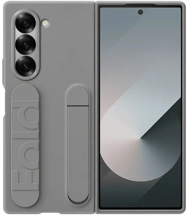 Чехол (клип-кейс) Samsung для Samsung Galaxy Z Fold6 Silicone Case Silicone Case Fold 6 (F956) серый (EF-MF956TJEGRU)