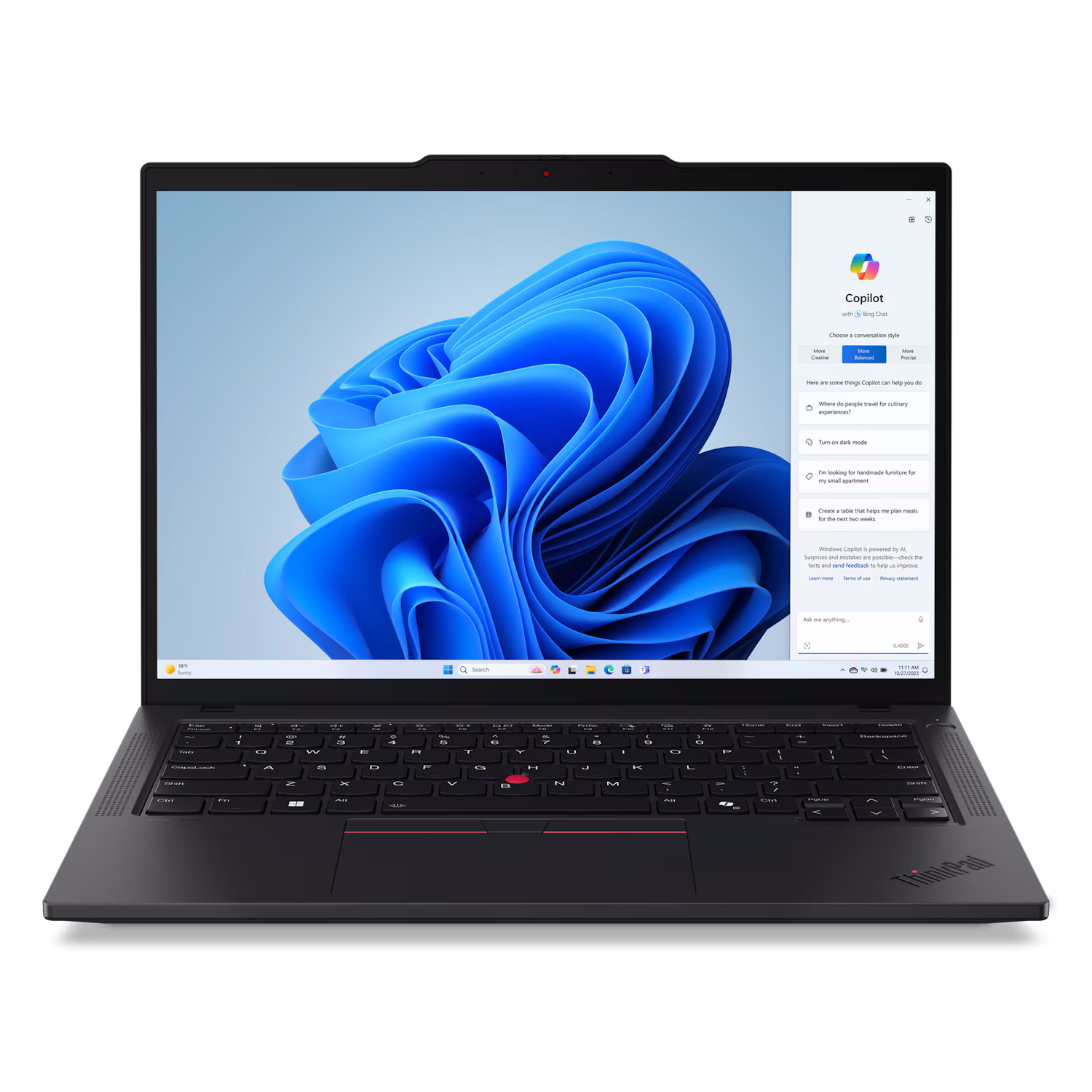 Ноутбук Lenovo ThinkPad T14 Gen 5 14" WUXGA (2560x1440), Ultra 5 125U, 16GB DDR5 5600, 1TB SSD M.2, WIFI6, BT, 65W USB-C , 4Cell, Win11Pro CN, 1Y (21MLA01ACD)