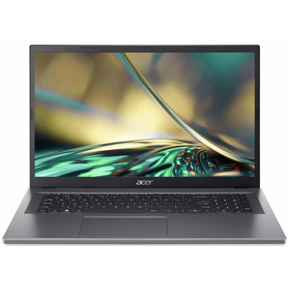 Ноутбук/ ACER Aspire3 17 A317-55P-P8DQ 17.3"(1920x1080 (матовый) IPS)/Intel N-series N200(1Ghz)/8192Mb/256PCISSDGb/noDVD/Int:Intel HD/Cam/BT/WiFi/50WHr/war 1y/2.1kg/Silver/NoOS (NX.KDKCD.00A)