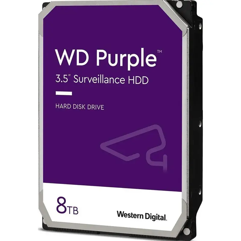 Жесткий диск/ HDD WD SATA3 8Tb Purple 5640 256Mb 1 year warranty (WD85PURU)