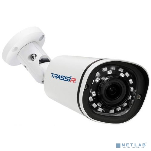 TRASSIR TR-D2121IR3 v6 2.8 Уличная 2Мп IP-камера с ИК-подсветкой. Матрица 1/ 2.7" CMOS, разрешение 2Мп FullHD (1920?1080) @25fps, чувствительность: 0.005Лк (F1.8), режим "день/ ночь" (механический ИК-фи