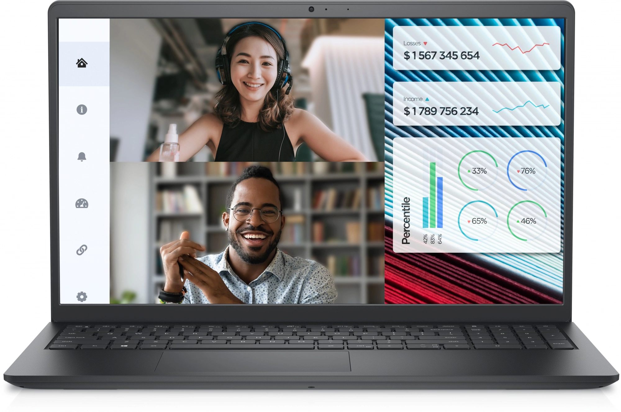 Ноутбук Dell Vostro 3520 Core i3 1215U 16Gb 512Gb SSD 15.6" WVA FHD (1920x1080) Win11Pro black WiFi BT (3520-3652)