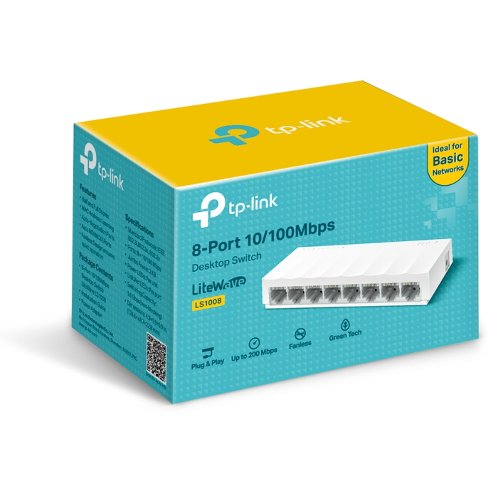 Картинка Коммутатор TP-Link LS1008 (LS1008) 