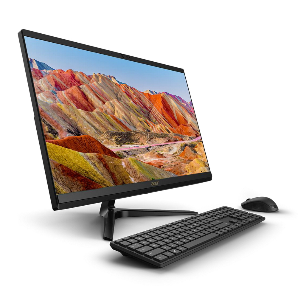 Моноблок Acer Aspire C24-1800 Core i5-1335U/ 8Gb/ SSD512GbFHD/ 23,8"/ IPS/ KB/ M/ noOS/ black (DQ.BKMCD.001)